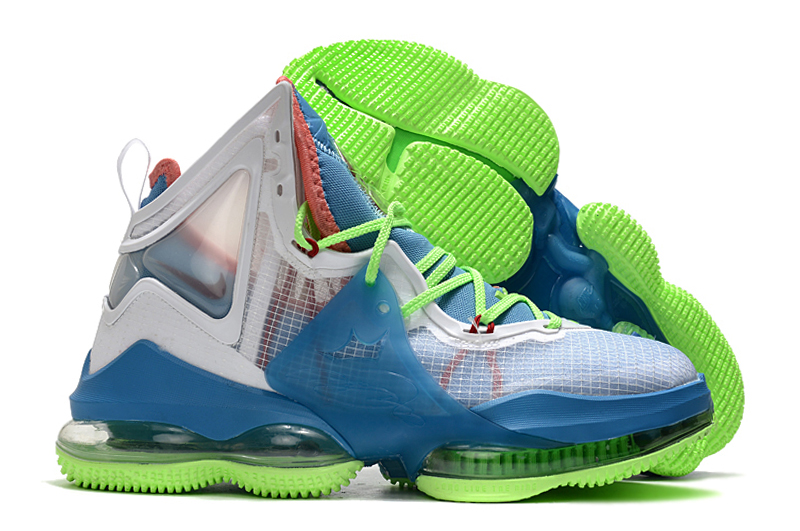 Nike Lebron 19 Jade Blue Green Shoes